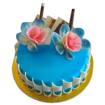 "Delicious Blue Berry Flavor gel Cake - 1kg - Click here to View more details about this Product